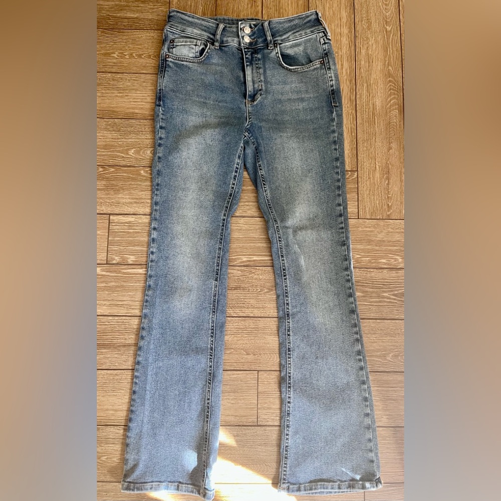 Free People Shayla Mid Rise Boot cut Jeans